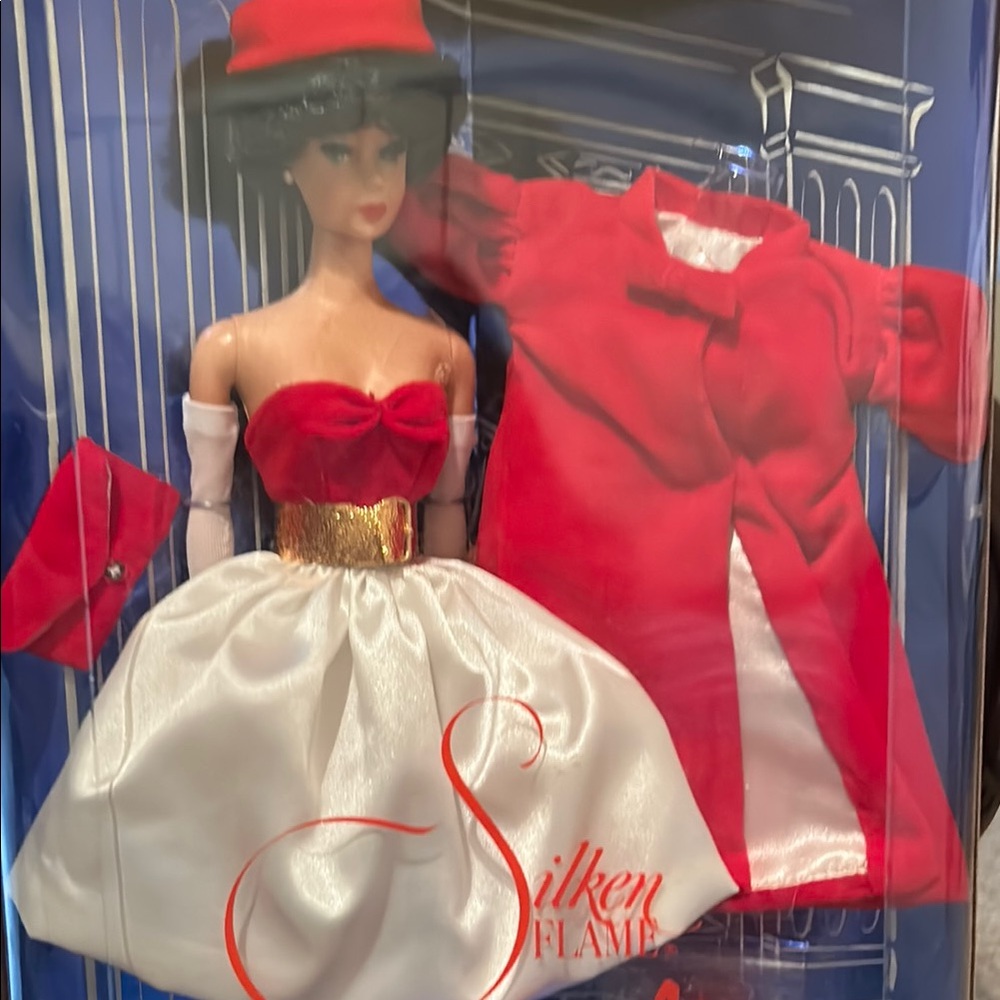 Barbie Silken Flame in Red and White - Picture 2 of 4